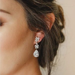 SWEETV Marquise Wedding Earrings